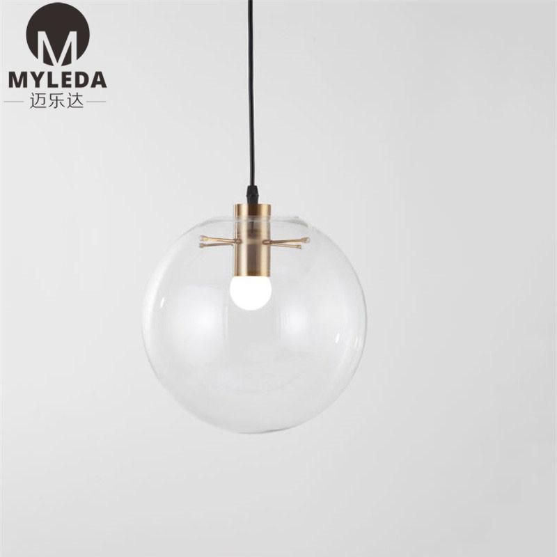 Modern Metal Luxury Glass Hall Restaurant Pendant Light Chandelier
