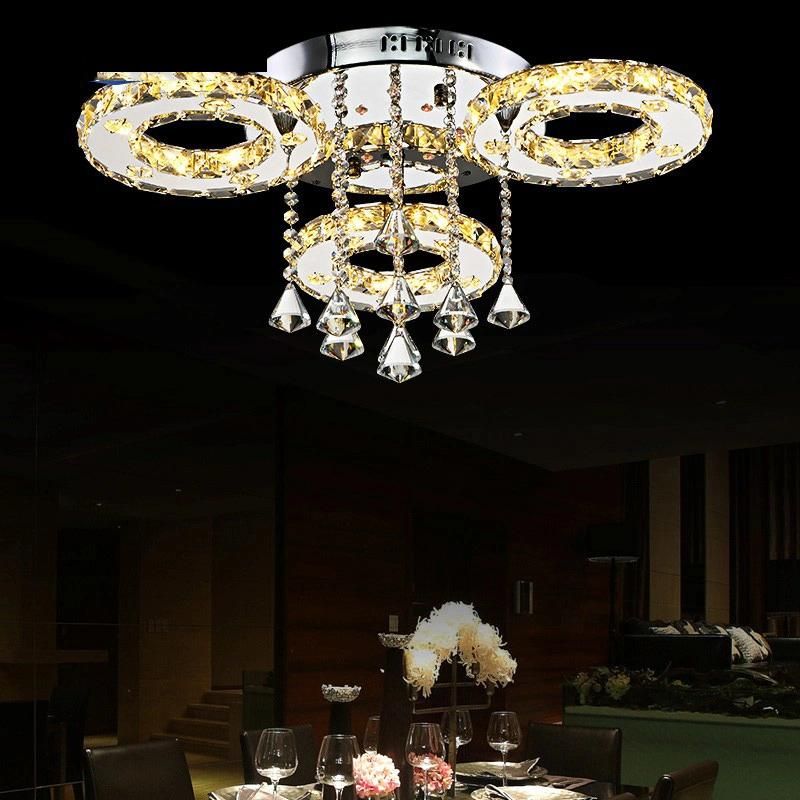 Unusual Crystal Ceiling Lights Fixtures for Indoor Home Lamp Decoration (WH-CA-16)
