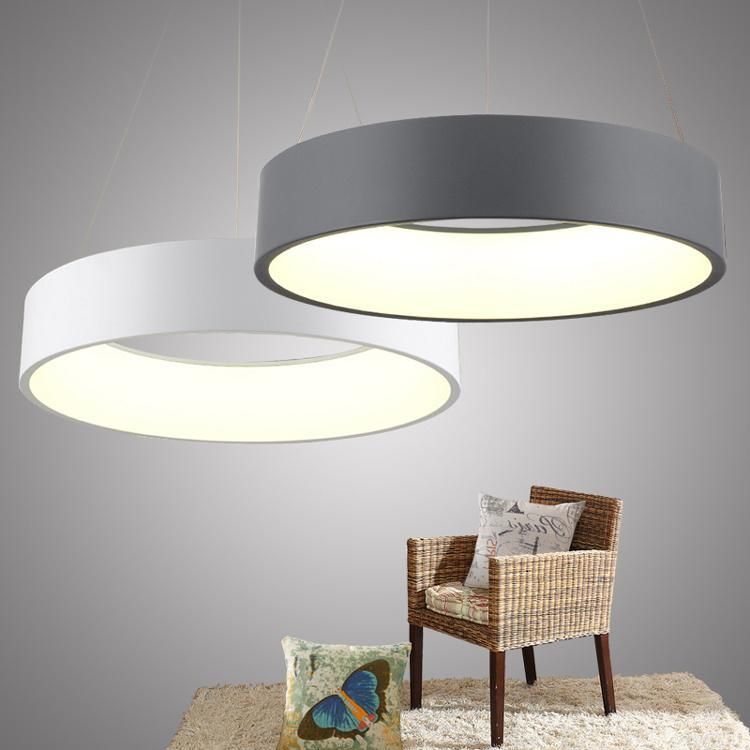 Round White Kitchen Pendant Anging Lights for Indoor Home Lamp Fixtures (WH-AP-05)