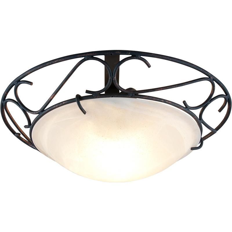 LED Flush Mount Ceiling Light Dimmable Round Decor Lighting Fixture Classic Design with Yellow Alabaster Glass Finished for Kitchen Hallway Bedroom Stairways