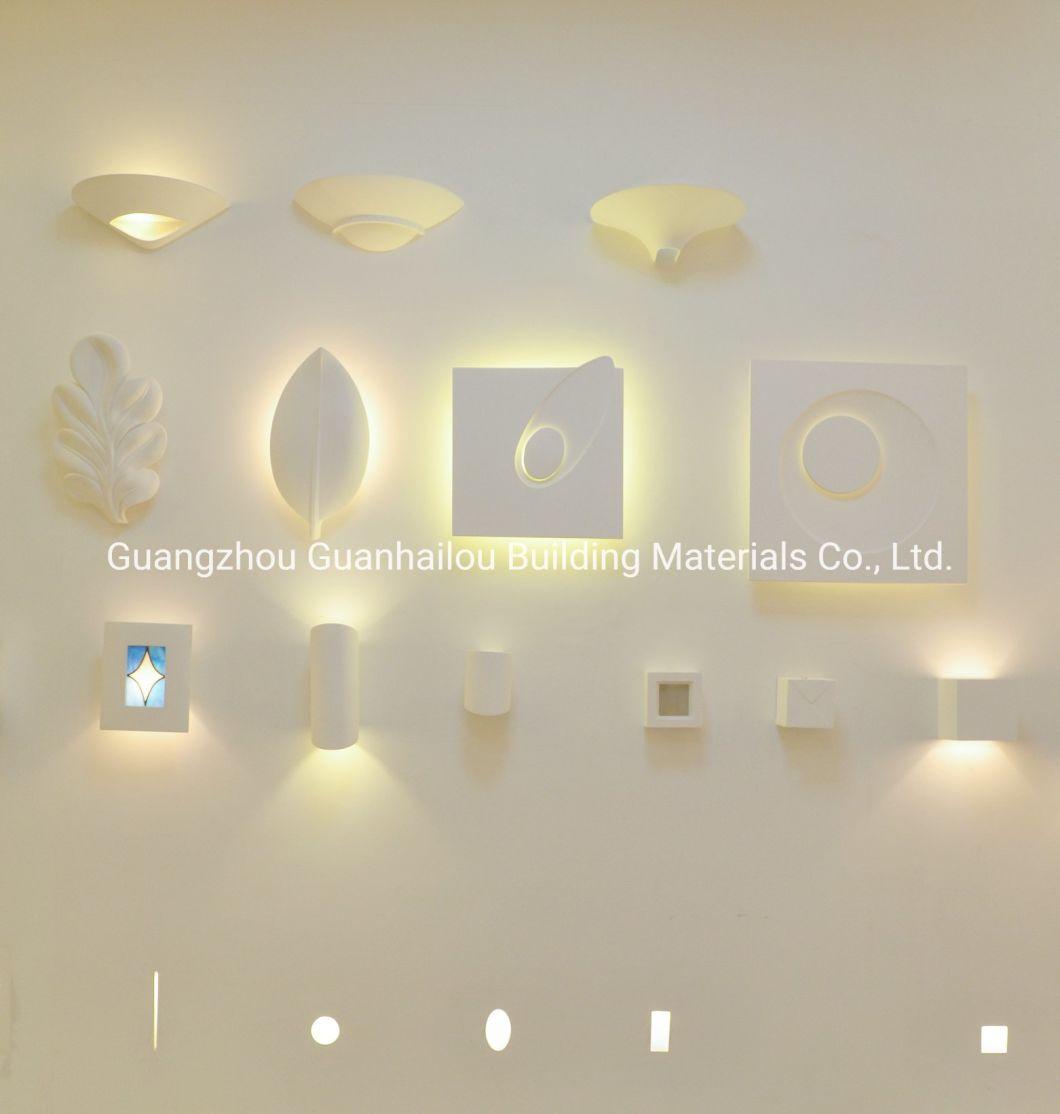 Gypsum Lighting Frames and MR16 LED Lights