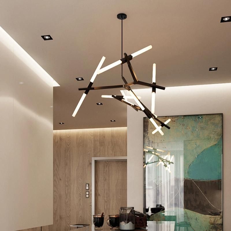 Indoor Home Decoration LED Modern Ceiling Chandelier Pendant Lamp (WH-AP-46)