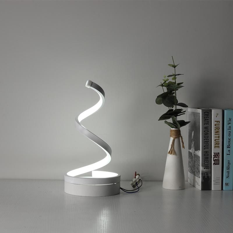 Art Design Zhongshan Supplier Simple Acrylic LED Table Light Bedroom