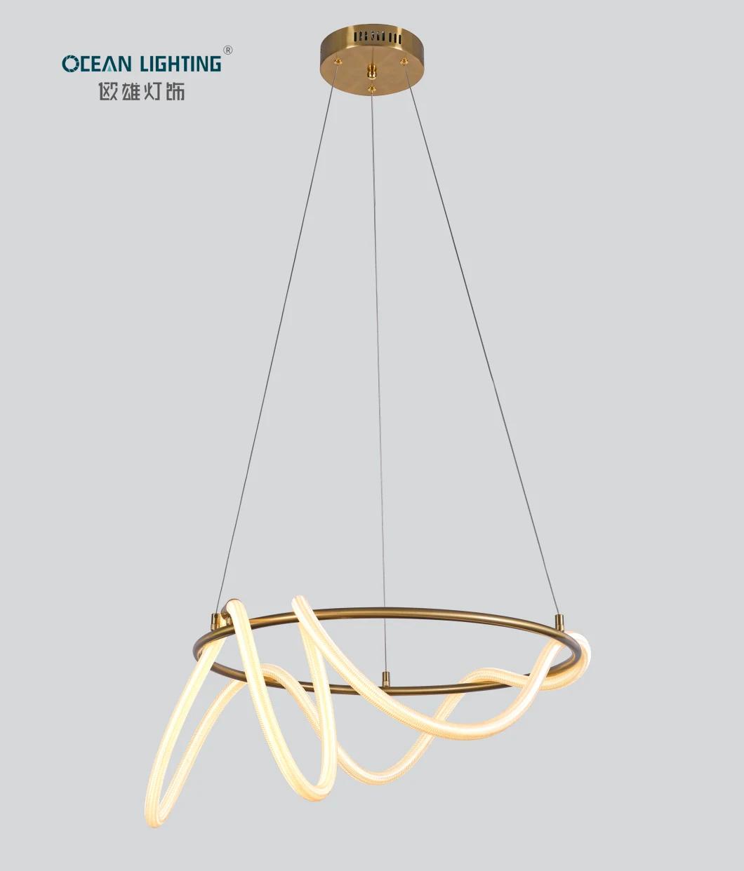 Kitchen Modern Simple Wave 80W Pendant Light Chandelier