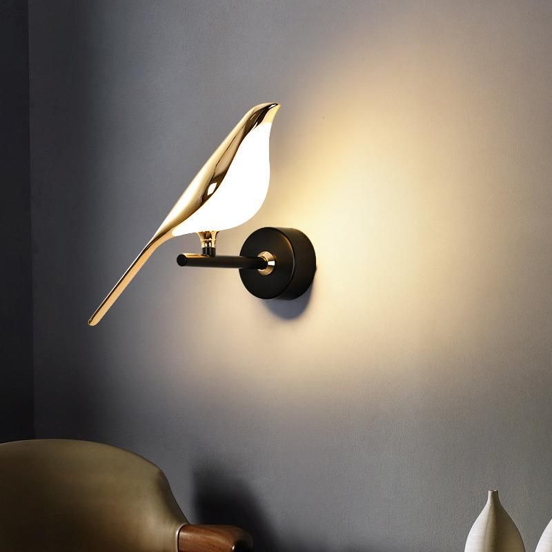 Postmodern Bird Pendant Light Loft Living Room Restaurant LED Luxury Lamp Art Gold Pendant Lamp (Wh-AP-177)
