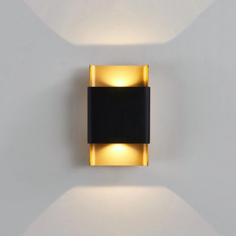 6W Creative Nordic Double Head Wall Lamp LED up and Down Beacon Bi-Directional LED Wall Sconce (WH-OR-214)
