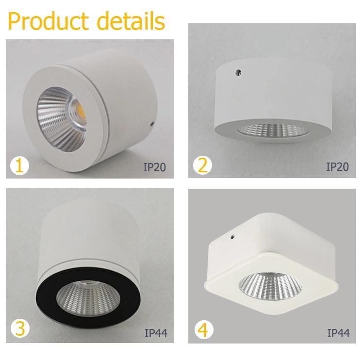 Surface Mounted Square 220V Without Driver LED Downlight