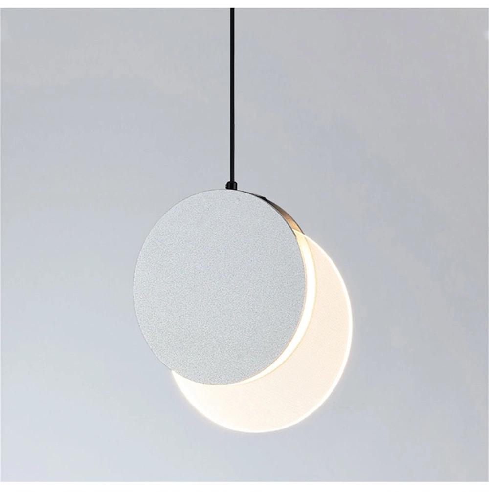 Nordic Style Small Chandelier Modern Simple Restaurant Bar Coffee Shop Creative Personality Bedroom Bedside Moon Chandelier