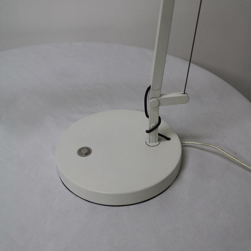 Metal in Painted White Finish Adjustable Table Lamp