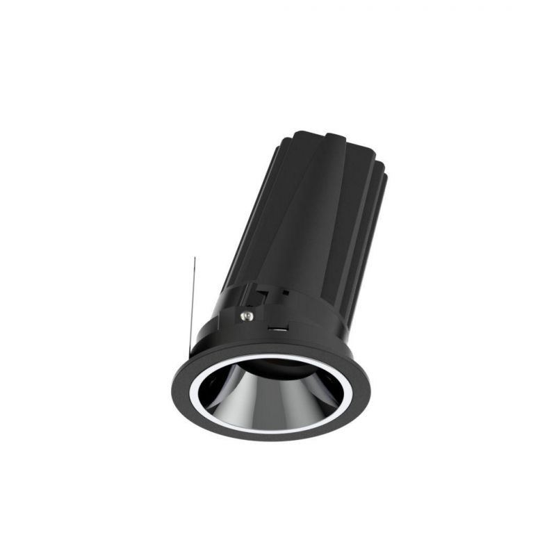 15W Modern New Design Commercial Hotel Home Aluminum Deep Recessed Adjustable COB LED Downlight