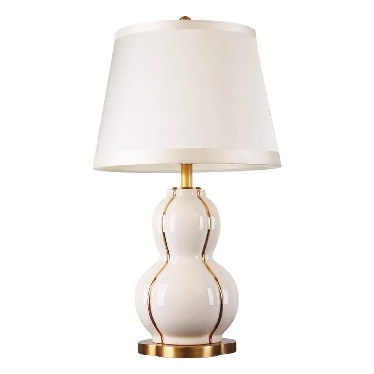 Super Large New Chinese Style Table Lamp Ceramic Ferro Art Decoration Designer Simple Copper Living Room Porch Townhouse