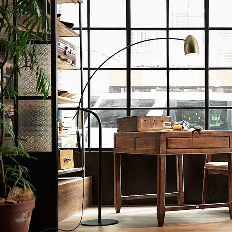 Black Floor Lamp Mantis Arm Floor Standing Lamp Industrial Bedroom Hercules LED Floor Lamp (WH-MFL-146)