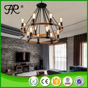 2016 Chandelier Light Modern Pendant Lamp with Hemp Rope