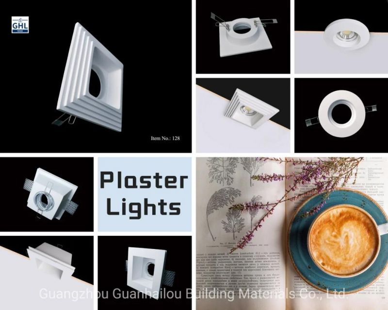 Recessed LED Downlight with Gypsum Decoration Frame