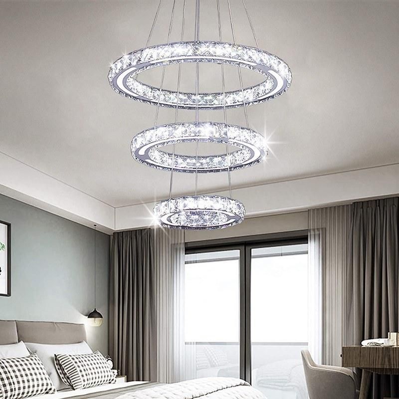 Chandelier Modern Luxury Ceiling Barrel Flower Vertical Simple Blue for LED Chandelier Light