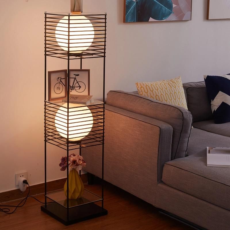 Modern Simple Style Ring Shape House Round LED Floor Lamp Floor Lamp with Shelves Tall Lamps with White Light Shade Lamp for Living Room Bedrooms Office