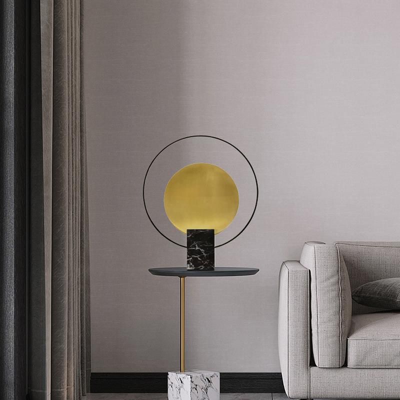 Vintage Style Disc Design Table Lamps Bedroom Bedside Light Lamp