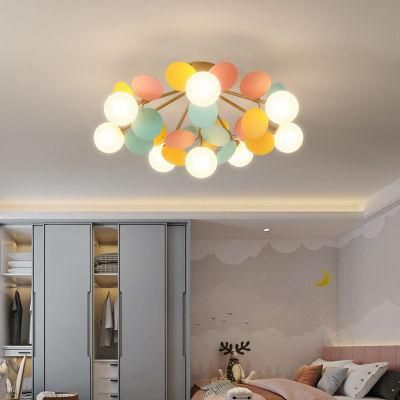 Modern Nordic LED Ceiling Lamp Living Room Kitchen Bedroom Hallway Scandinavian Low Ceiling Light (WH-MA-196)