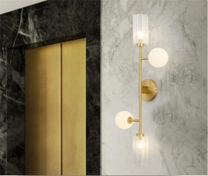 Modern Bathroom Mirror Light Brass Wall Sconce Modern Wall Light