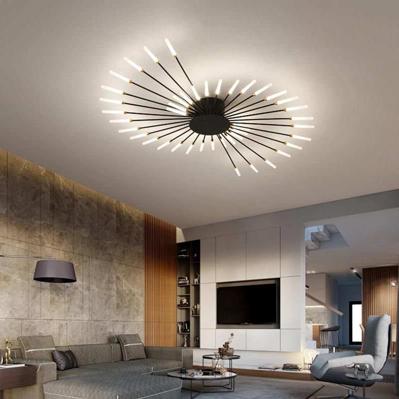 Fireworks LED Chandelier for Living Room Bedroom Home Chandelier Luxury Ceiling Lights (WH-MA-194)