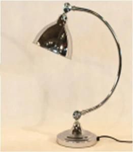 Chrome Plated Iron Table Reading Lamp