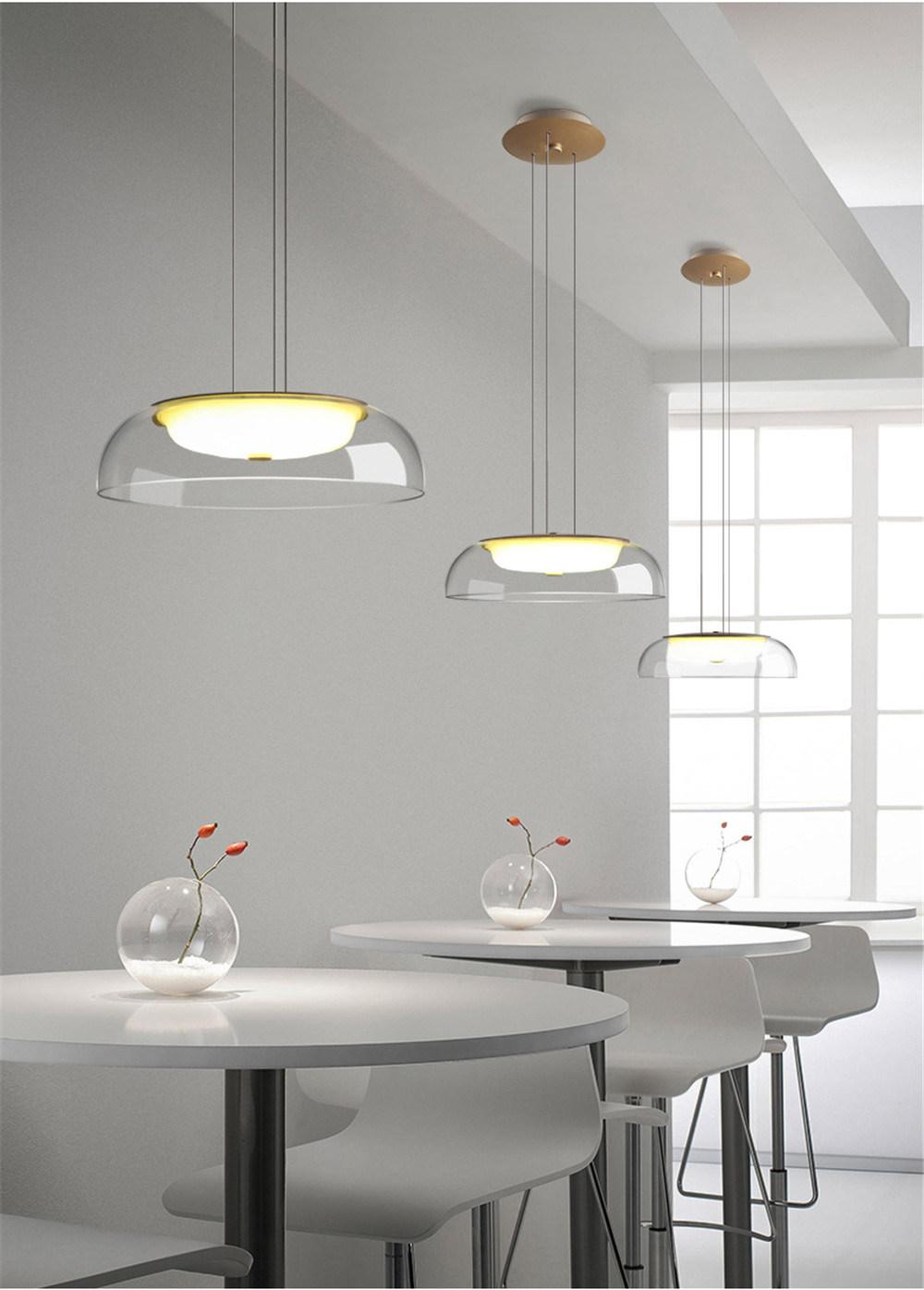 Modern Designer Glass Pendant Lights Dining Room Living Room Kitchen Hanging Lamp Simple Hanglamp Home Decor Light Fixtures