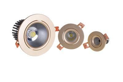 IP44 Safe Hotel Home Restaurant Isolated Driver Recessed Ceiling Anti-Glare 3-in-1 Color 15W LED COB Spotlight Panel Light Downlight