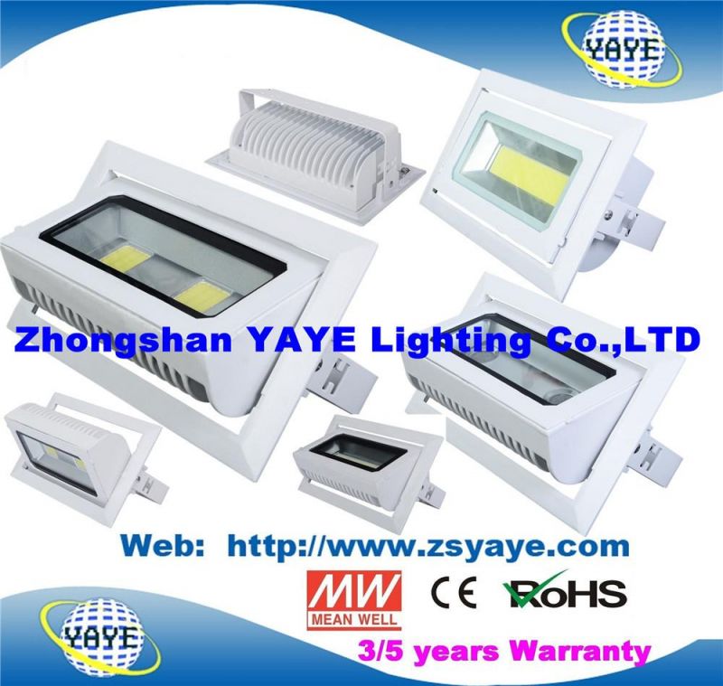 Yaye 18 Hot Sell Waterproof Recessed Mounted 20W/30W/40W COB LED Downlight with 2/35 Years Warranty