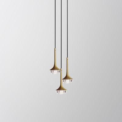 Brown Color Lampshade Simple Style Pendant Lamp Bedside Lamp Restaurant Lamp