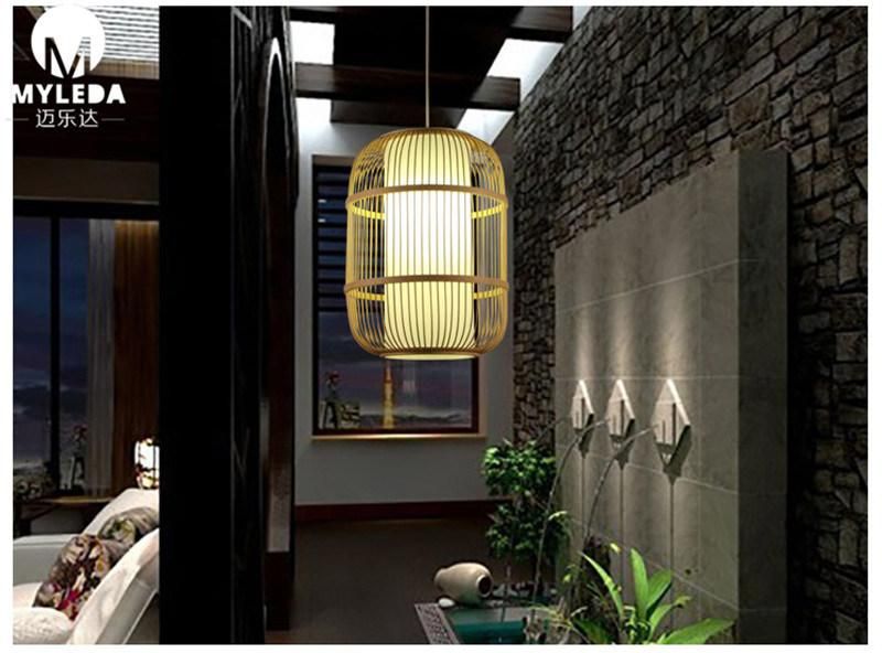 Handmade Rattan Wooden Bamboo Pendant Light