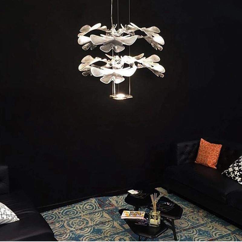 High Class Petals Style Chandelier Bedroom Exhibition Hall Pendant Lamp