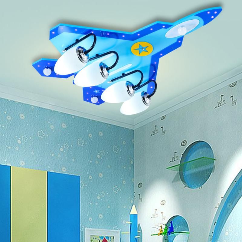 Airplane Kids Bedroom Decor LED Lights for Room Indoor Chandelier Lighting (WH-MA-143)