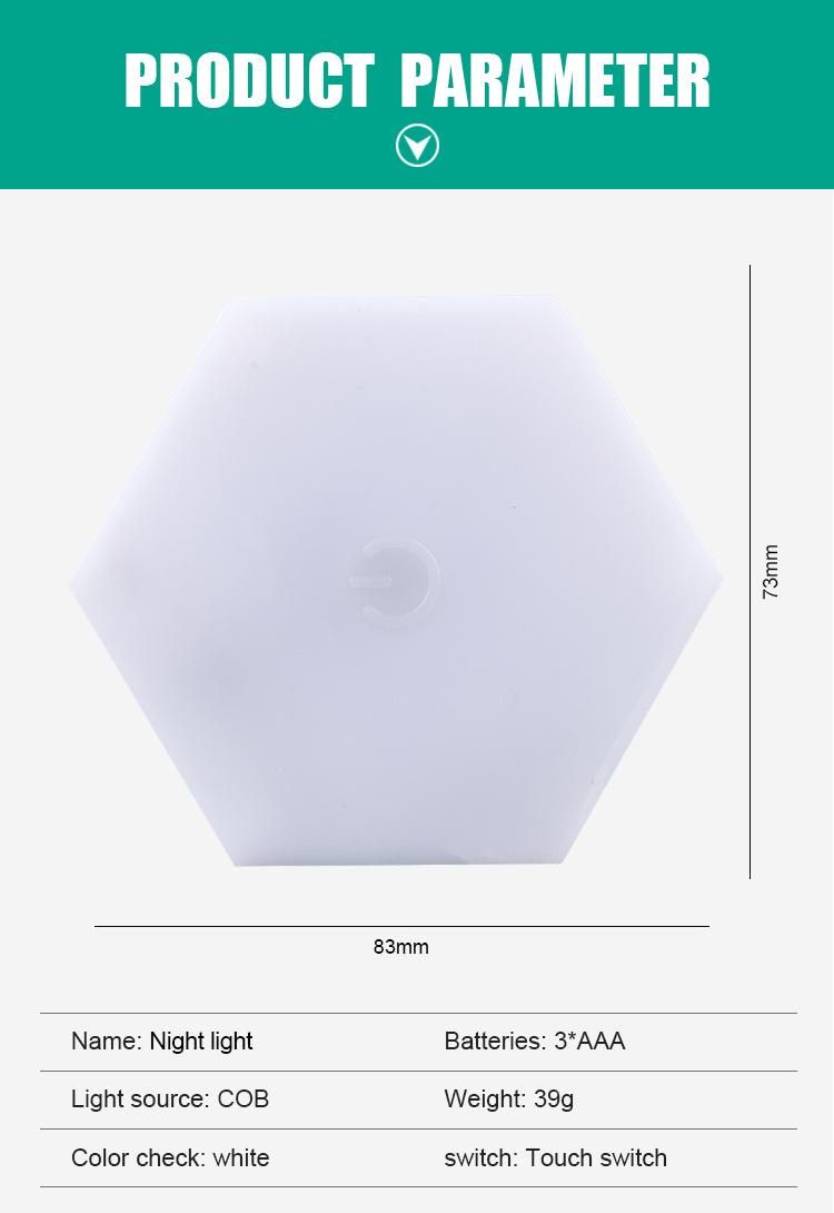 Factory Supply LED Modular Touch Sensitive Wall Light