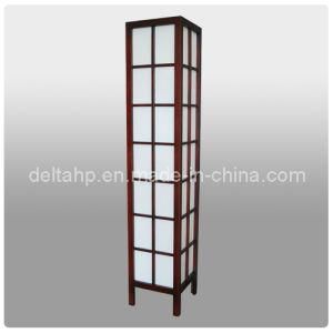 Modern Standing Floor Lamp with Cells Wooden Frame (C5007120)