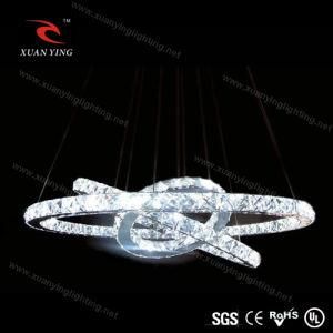 LED Modern Crystal Pendant Lighting with 3 Crystal Circle (Mv20194)