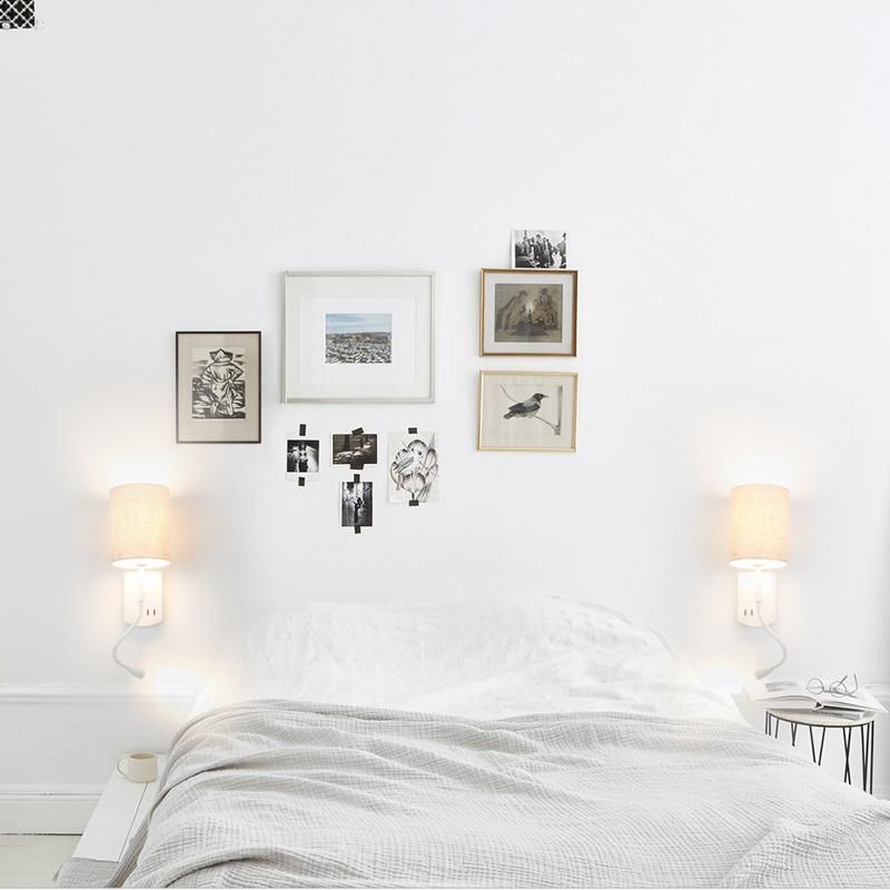 Bedside Reading Lamp Bedroom Wall Lamp Simple Modern Warm Hotel Personality Light