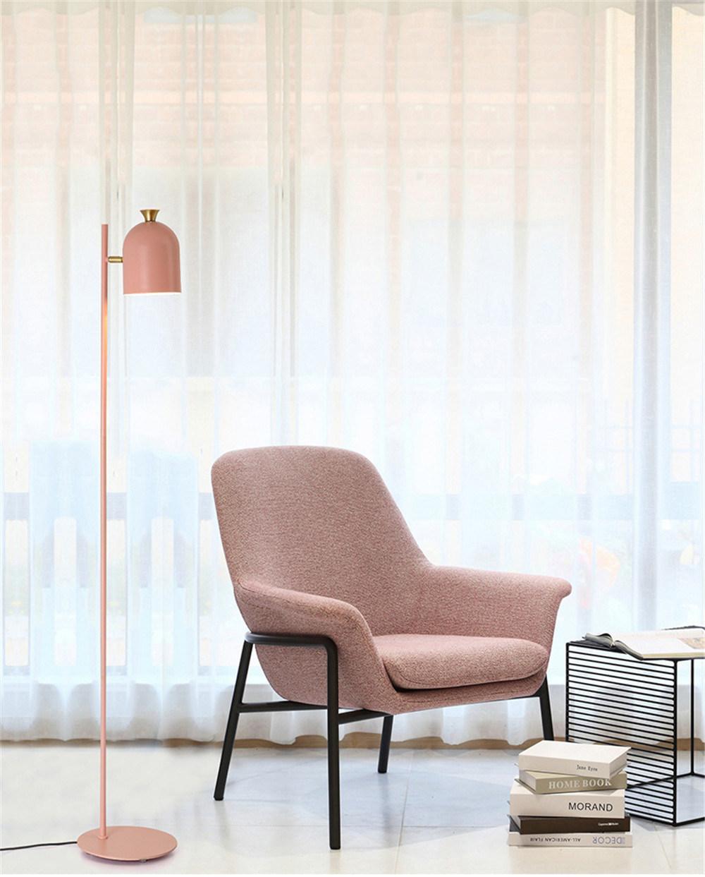 Macaroon Floor Lamps for Living Room Bedroom Study Desk Floor Light Creative Macaron Wrought Iron Vertical Standing Lamps