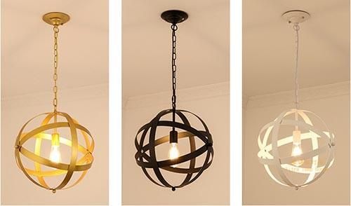 Modern Pendant Lamp with E27 Aluminium Frame for Home Decoration