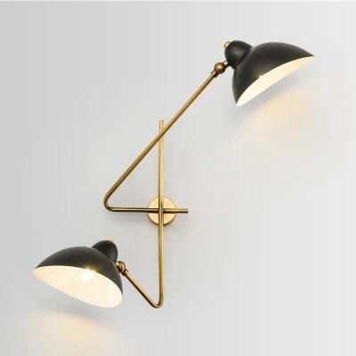 Modern Simple Iron Wall Deco Wandlamp Study Living Room Bedroom Bedside Lamp LED Wall Lights Nordic Designer Iron Art Wall Lamps