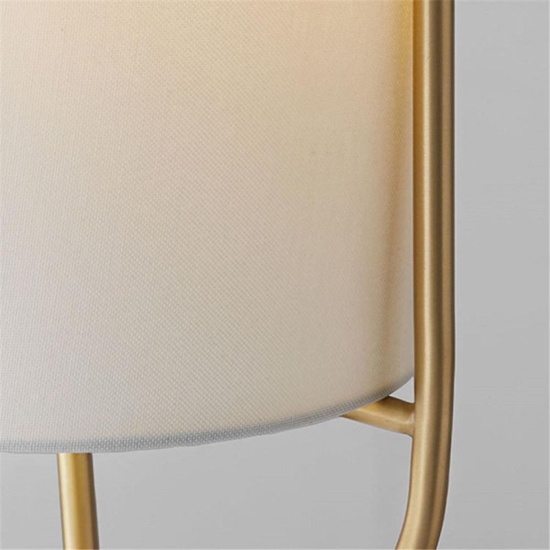 Hotel Project Modern Standing Lighting Floor Lamp with Fabric Shade
