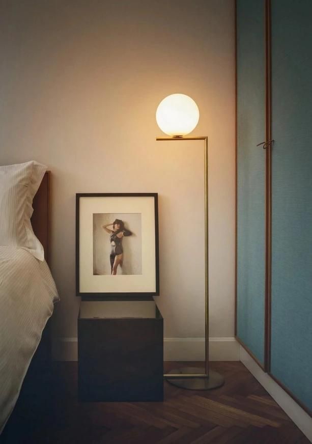 Decorative Gold Metal Modern Floor Lamp for Living Room