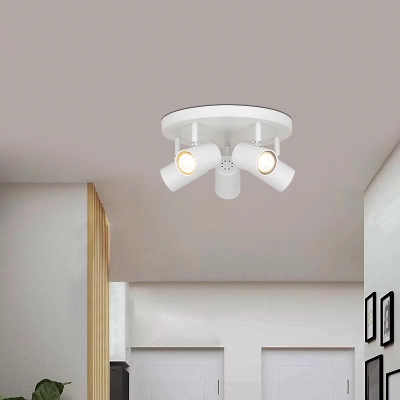 Nordic Modern Style Simple Design LED Flexibly Lights Manufacturers Decoration Ceiling Lamp 5lys Sand White for Bedroom Living Room Kitchen Island Restaurant