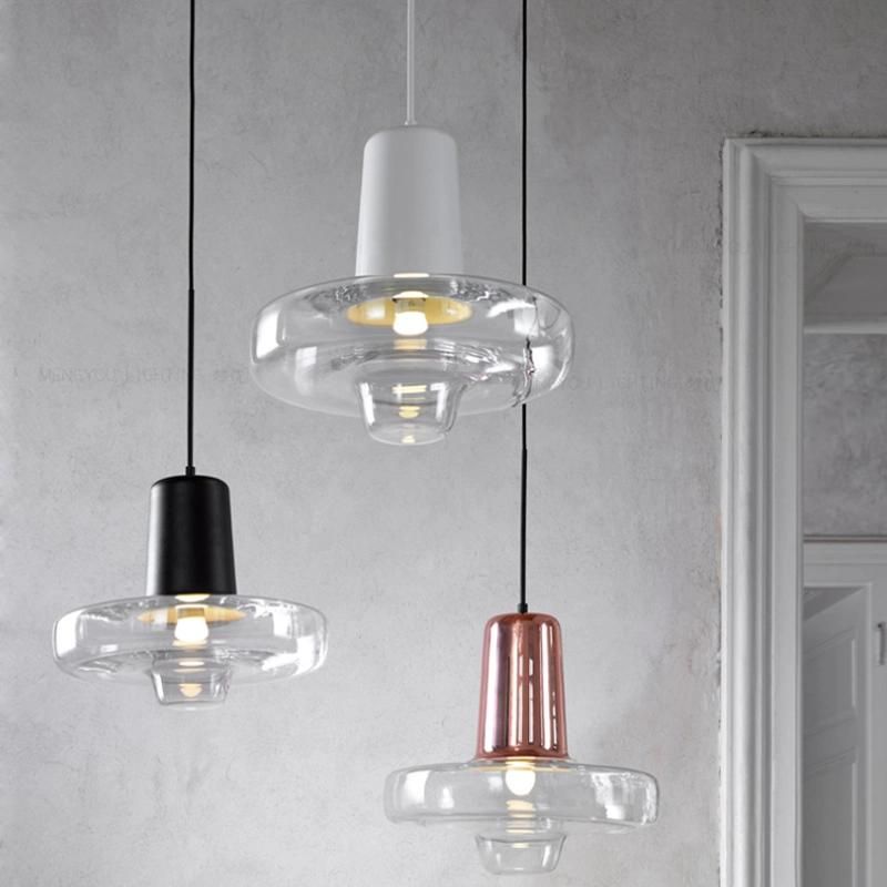 Nordic Designer Glass Chandelier Restaurant Cafe Hotel Bar Counter Clothing Store Clubhouse Pendant Lamp