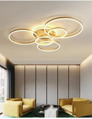 Chandelier Luxury Double Bedroom Fashion Display Wheel LED Chandelier Light