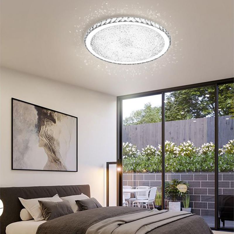 Modern Crystal Ceiling Lamp Round Modern Living Room Decoration Kitchen Chandelier (WH-CA-61)