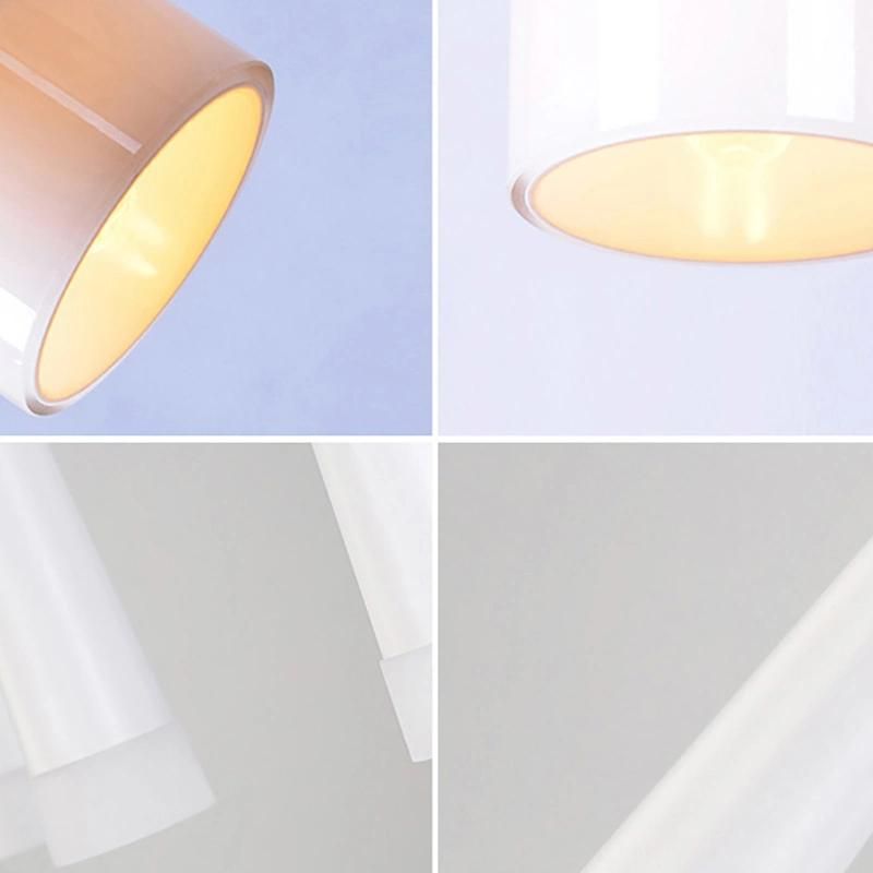 Staircase Chandelier Lamp Tube Style Modern Contracted Pendant Lamp Light