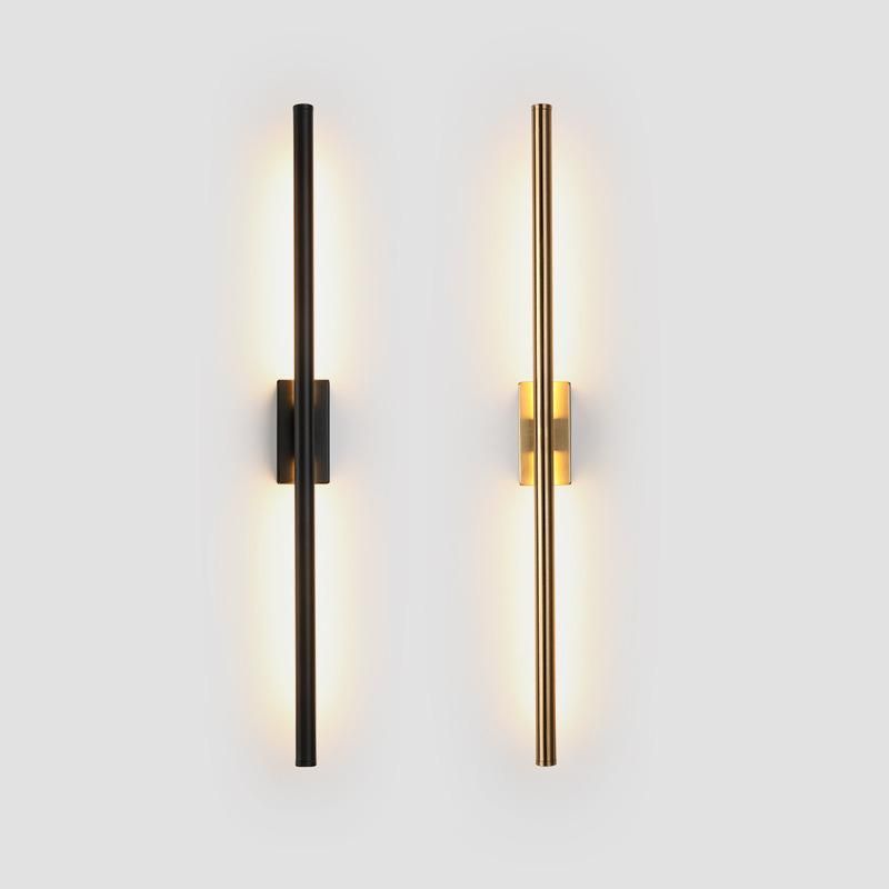 Minimalist Long Strip Wall Lamps Modern Nordic Living Room Background Wall Bedroom Bedside Lamp Hotel Corridor LED Wall Lights