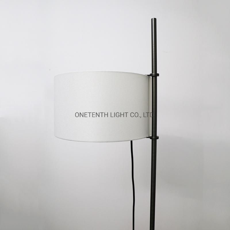 Metal Body and Fabric Shade Floor Lamp