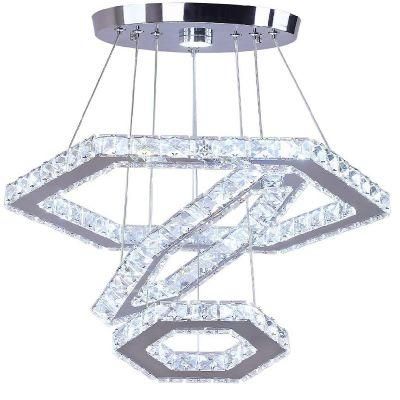 Modern LED Crystal Pendant Lamp for Island Lighting Fixtures for Dining Living Room