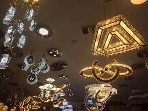 LED Crystal Chandelier Light with K9 for Indoor Lighting